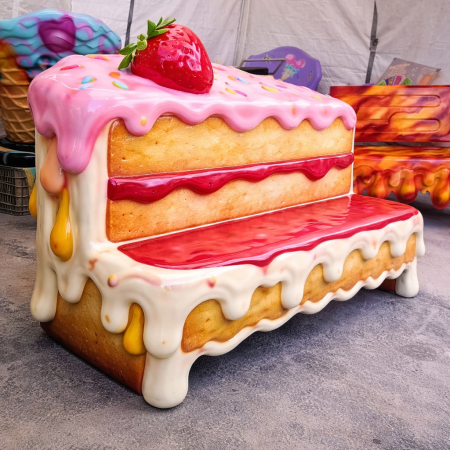 Panchina per torta alla fragola