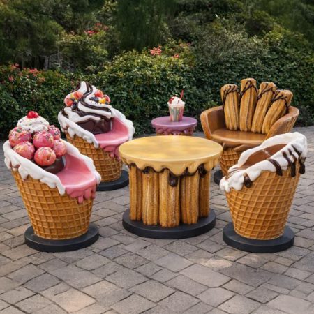 Ice Cream & Churro Dessert Furniture Set
