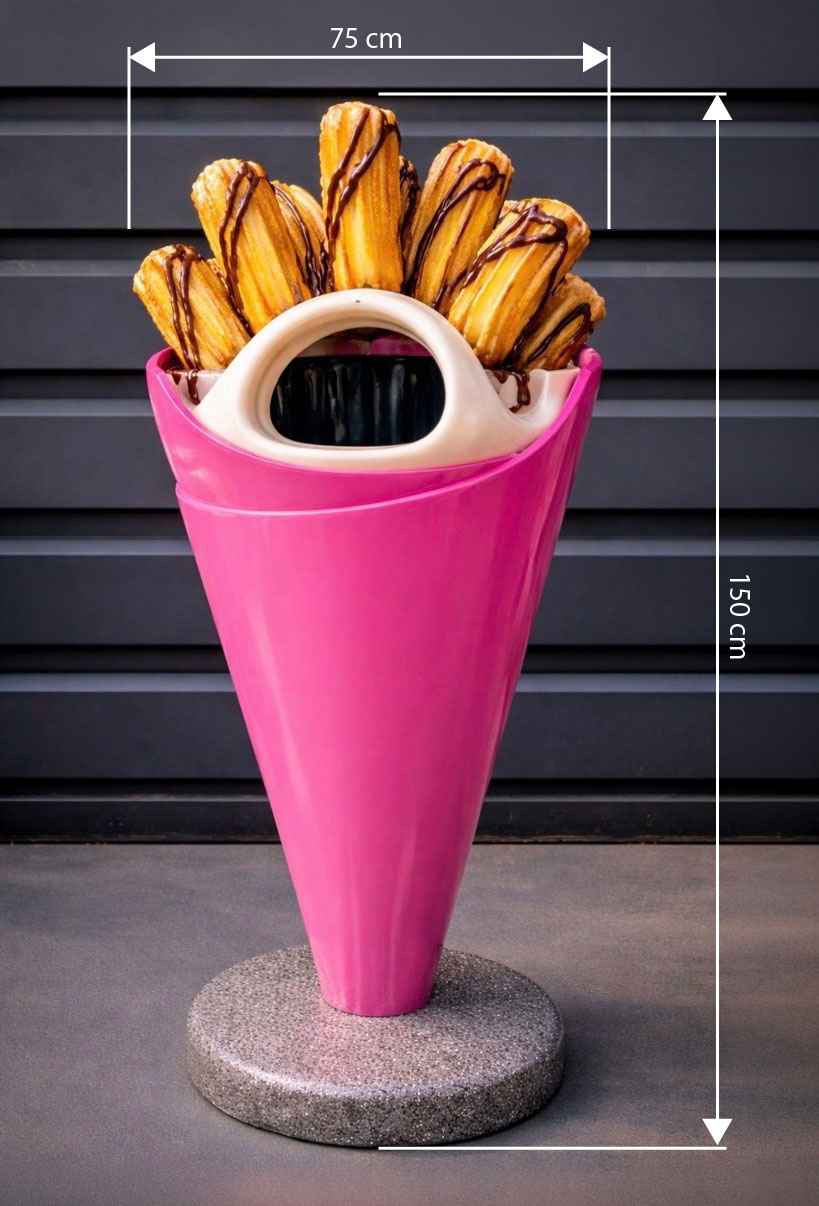 Churro Cone Trash Bin - Imagem 2