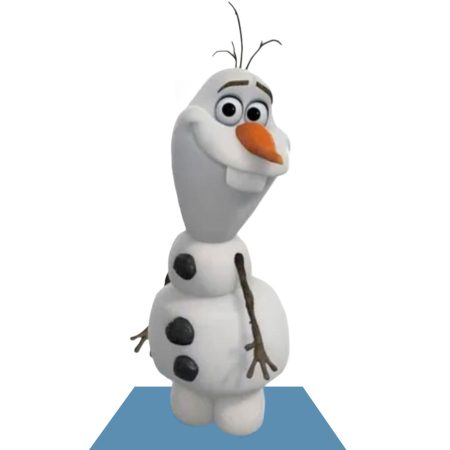 Cartoon-Schneemann 3D-Figur