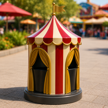 Circus Tent Rubbish Bin
