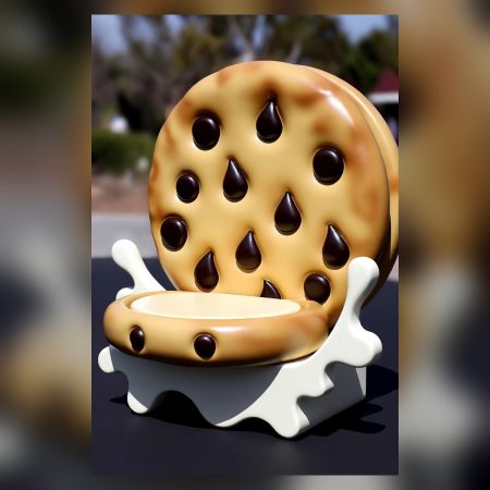 Cookie Chair with Milk Splash Base