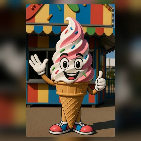 Eiswaffel-Charakterfigur