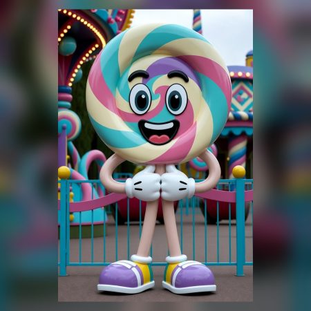 Lollipop Character Statue