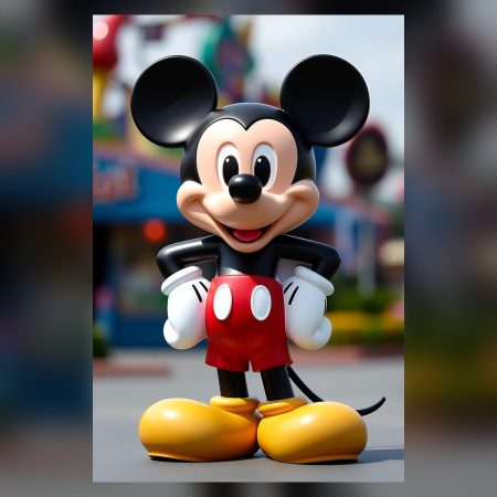 Round-Eared Mouse Statue