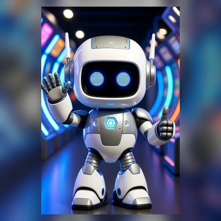 Friendly Robot Statue