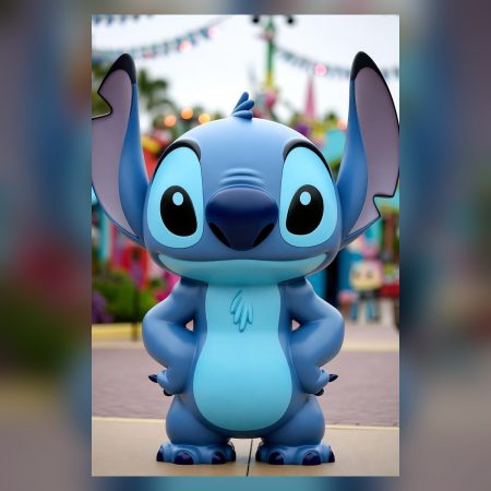 Blue Creature Statue